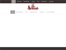 Tablet Screenshot of cityofsavannah.org
